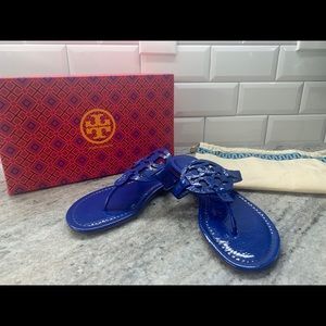 NEW Tory Burch Nautical Blue Miller size 9.5